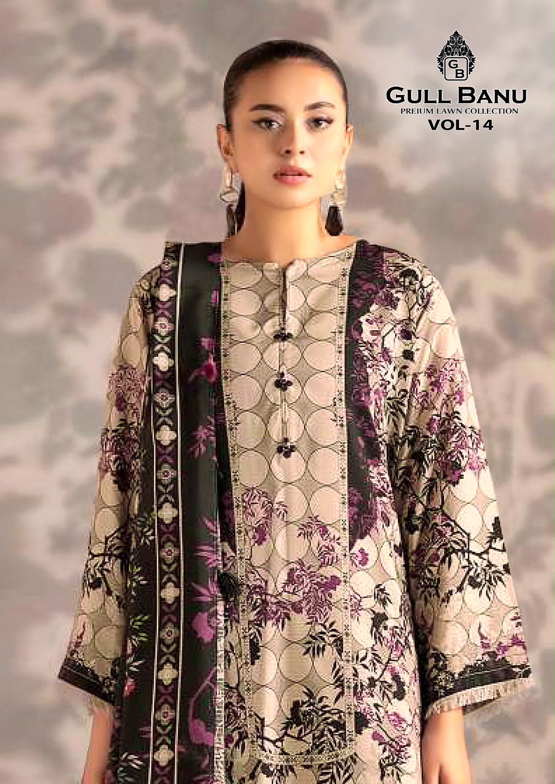 Gull Banu Vol 14 Gul Ahmed Cotton Karachi Salwar Suits Wholesale Price
