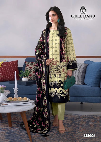 Gull Banu Vol 14 Gul Ahmed Cotton Karachi Salwar Suits Wholesale Price