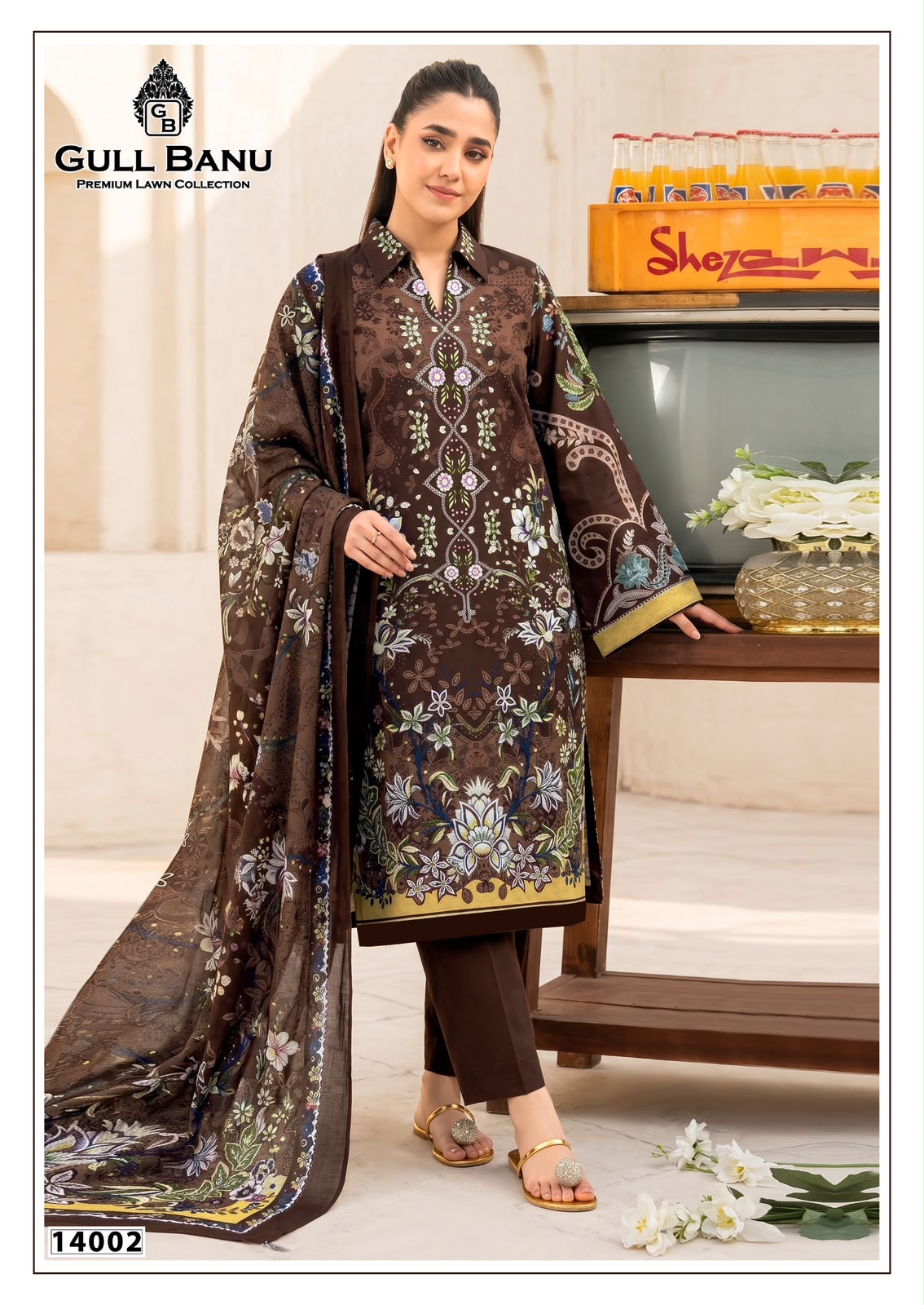 Gull Banu Vol 14 Gul Ahmed Cotton Karachi Salwar Suits Wholesale Price