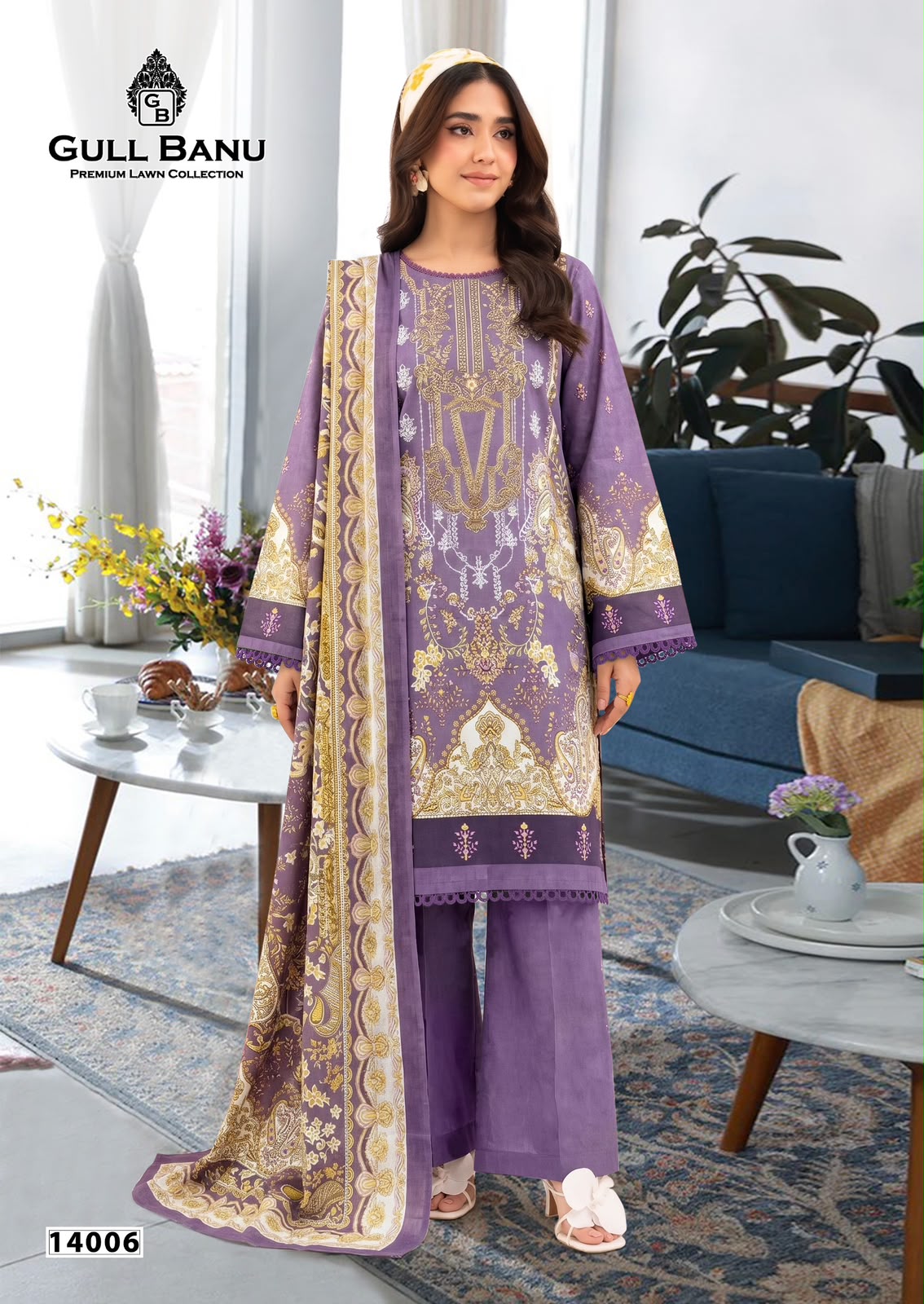 Gull Banu Vol 14 Gul Ahmed Cotton Karachi Salwar Suits Wholesale Price