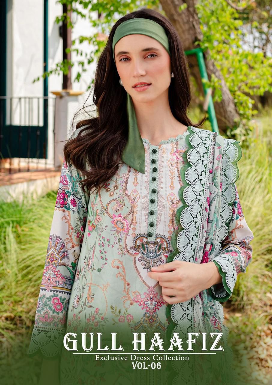 Gull Haafiz Vol 6 Nandgopal Cotton Karachi Salwar Suits Exporter Ahmedabad