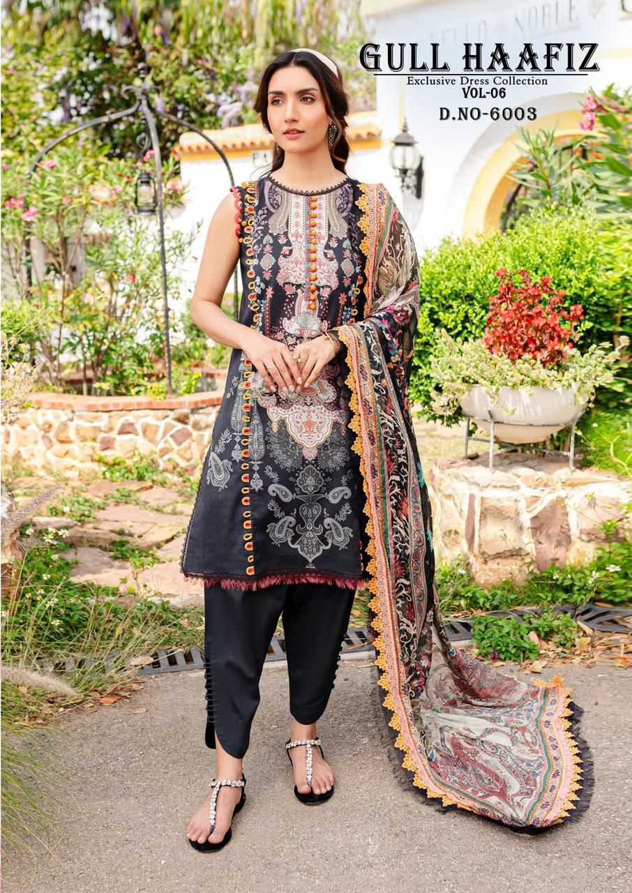 Gull Haafiz Vol 6 Nandgopal Cotton Karachi Salwar Suits Exporter Ahmedabad