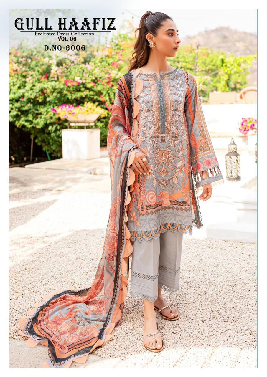 Gull Haafiz Vol 6 Nandgopal Cotton Karachi Salwar Suits Exporter Ahmedabad