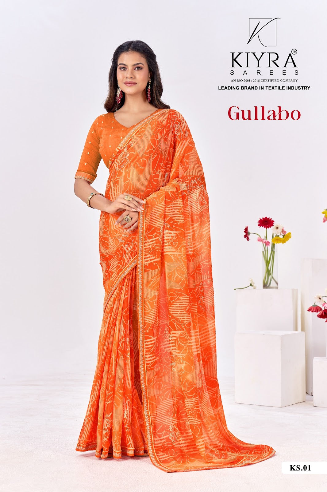 Gullabo Kiyra Sarees Wholesale Price
