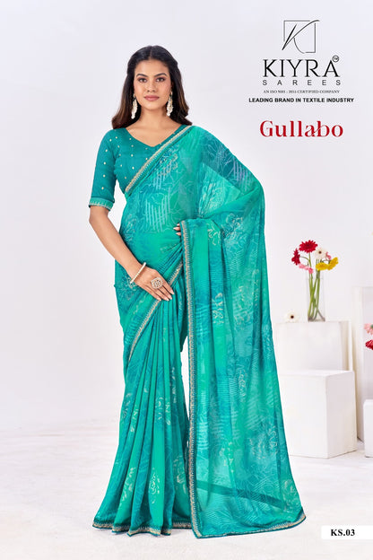 Gullabo Kiyra Sarees Wholesale Price