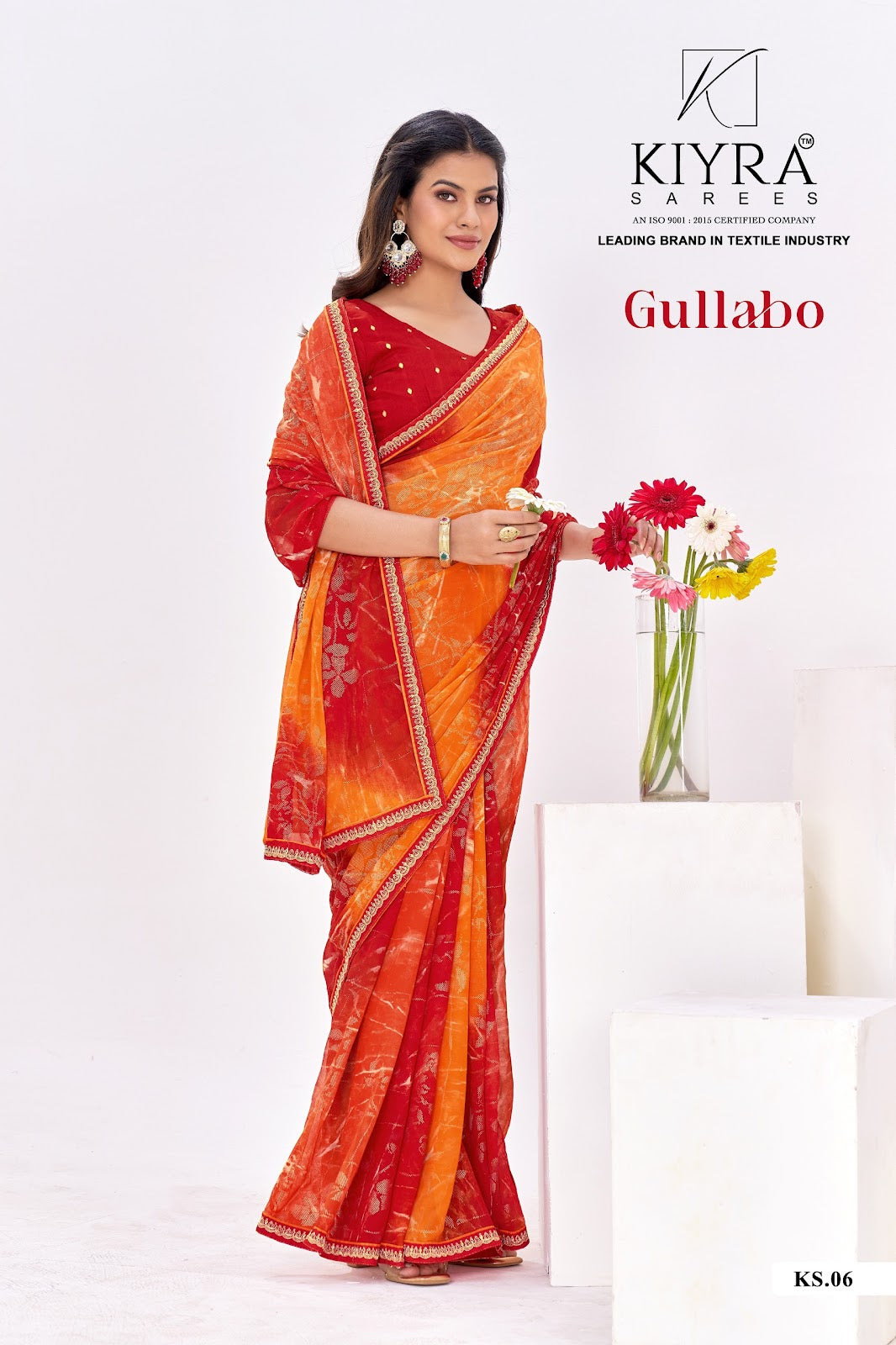 Gullabo Kiyra Sarees Wholesale Price