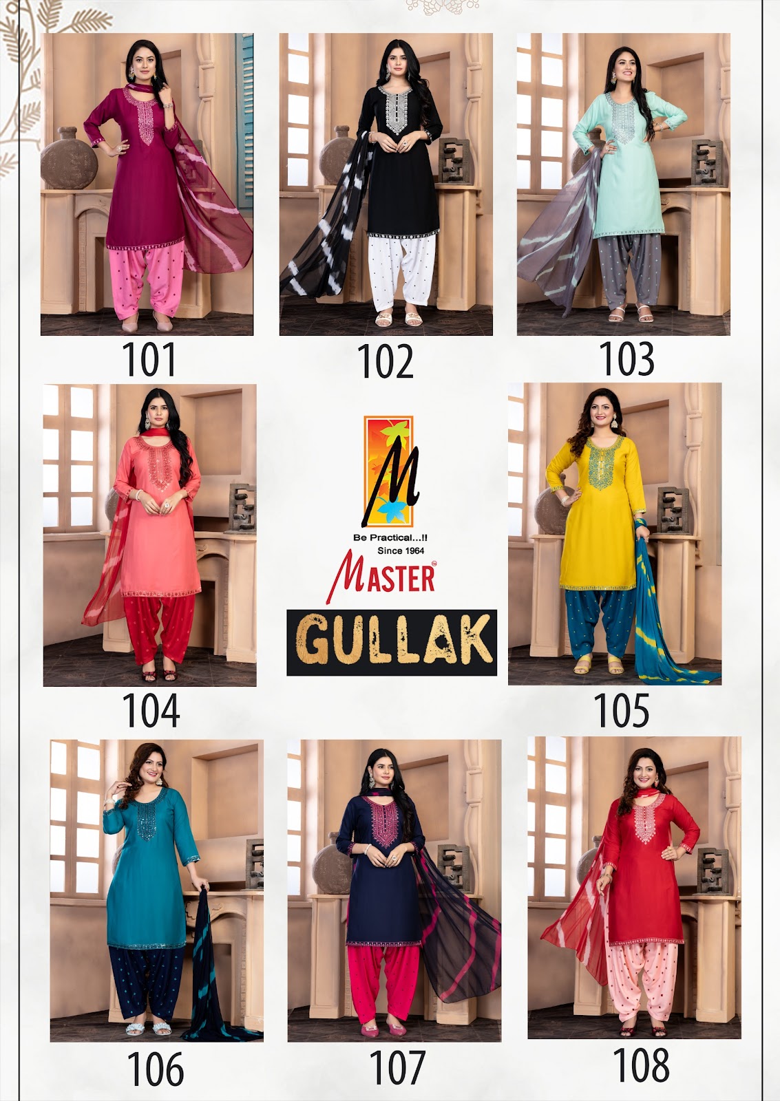 Gullak Master Rayon Readymade Salwar Suits Supplier India