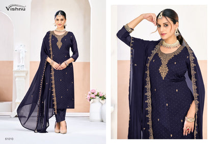 Gulma Vishnu Impex Rangoli Pant Style Suits Supplier India