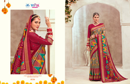 Gulmarg Silk Vol 6 Vipul Sarees Wholesaler
