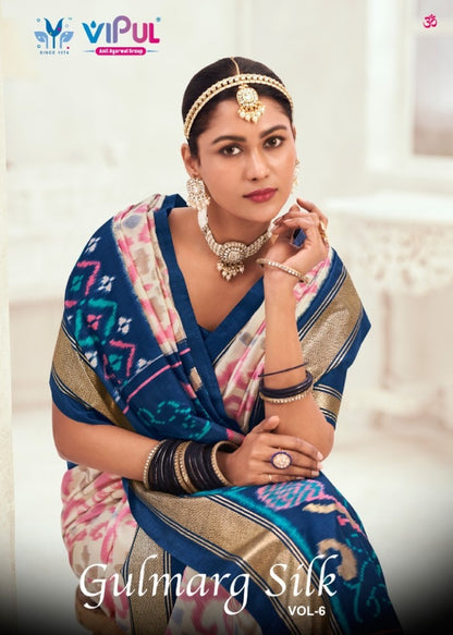 Gulmarg Silk Vol 6 Vipul Sarees Wholesaler