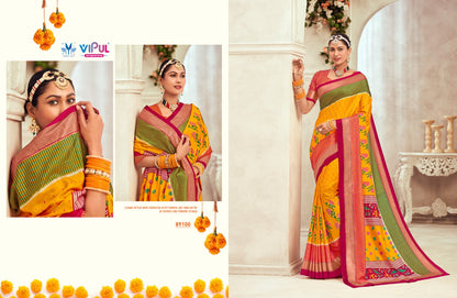 Gulmarg Silk Vol 6 Vipul Sarees Wholesaler