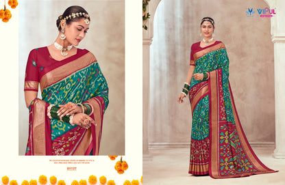 Gulmarg Silk Vol 6 Vipul Sarees Wholesaler