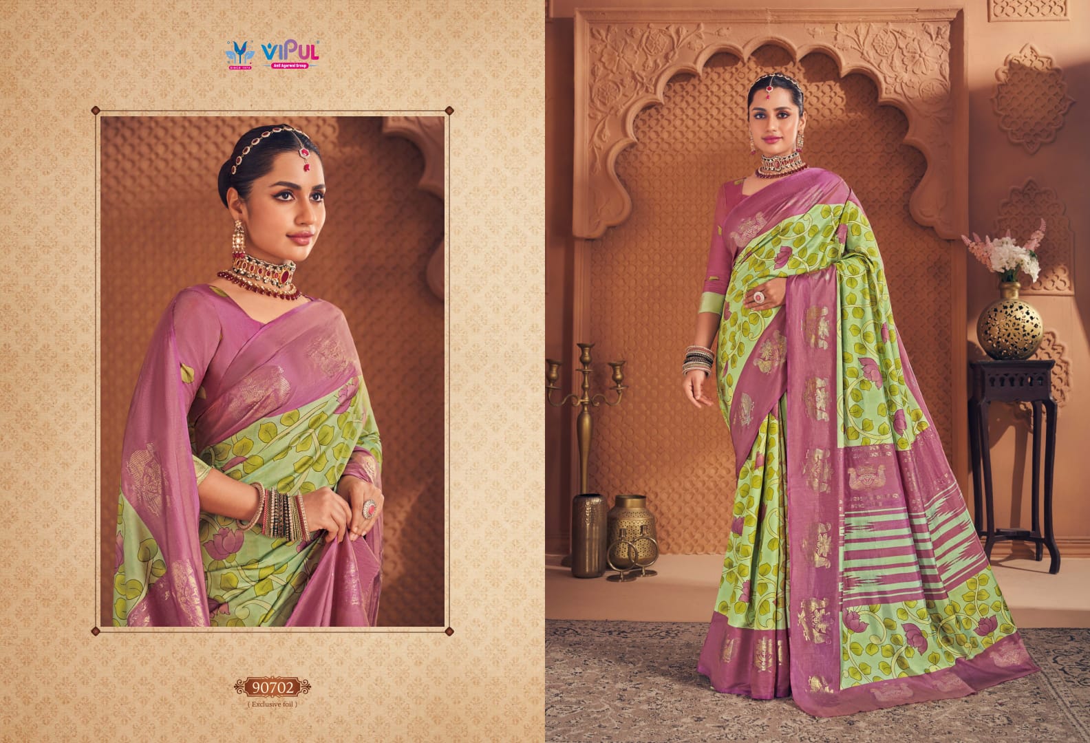 Gulmarg Silk Vol 7 Vipul Soft Silk Sarees Wholesale