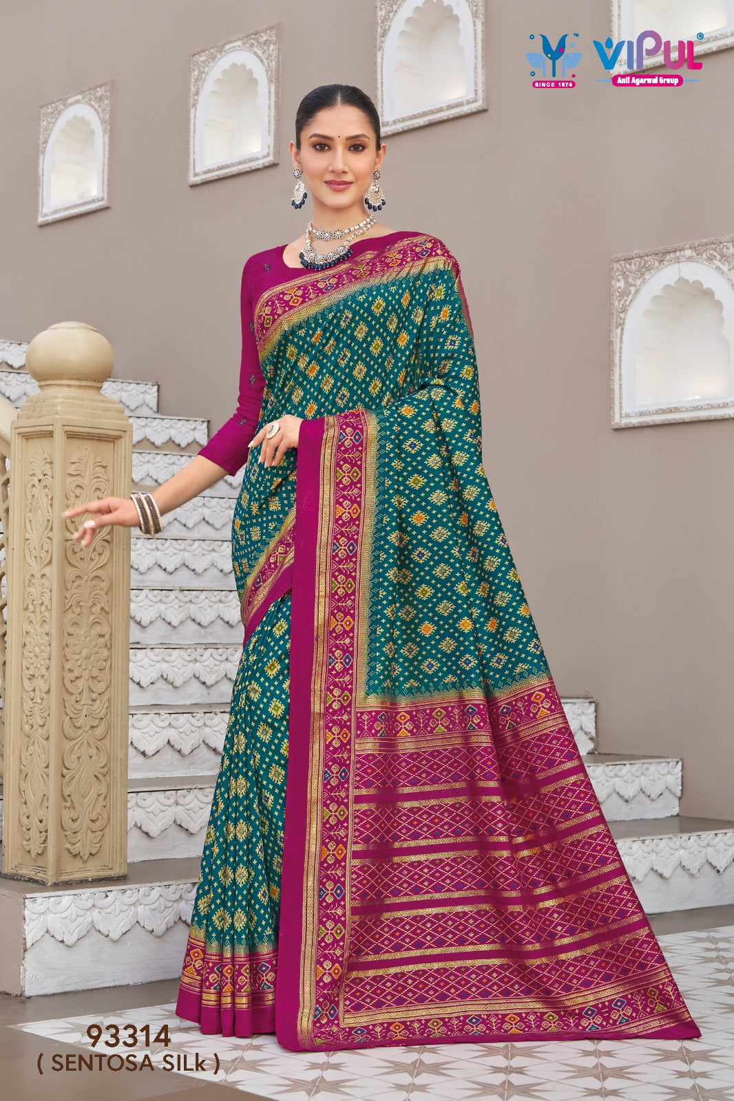 Gulmarg Silk Vol 8 Vipul Soft Silk Sarees Manufacturer India