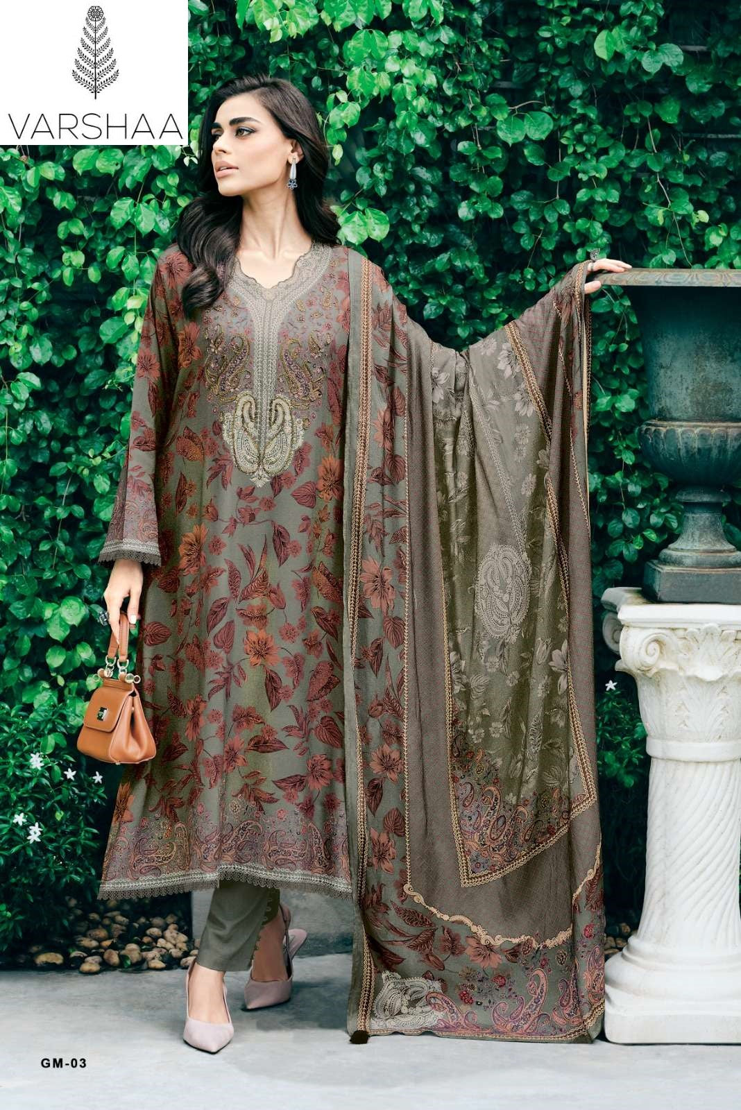 Gulmehr Varshaa Tissue Simmer Pant Style Suits Manufacturer India