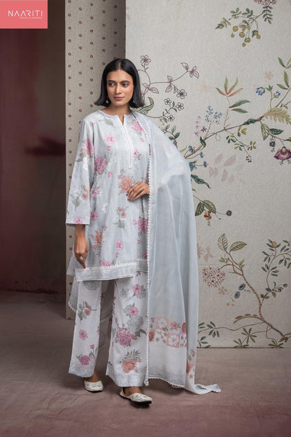 Gulmo 2 Naariti Cotton Plazzo Style Suits Manufacturer Gujarat