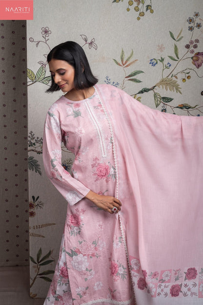 Gulmo 2 Naariti Cotton Plazzo Style Suits Manufacturer Gujarat