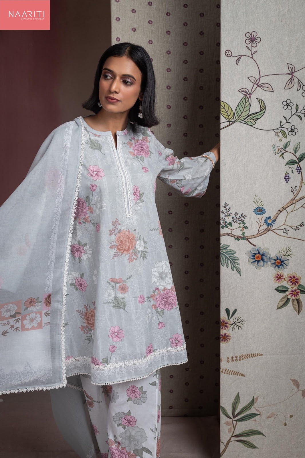 Gulmo 2 Naariti Cotton Plazzo Style Suits Manufacturer Gujarat
