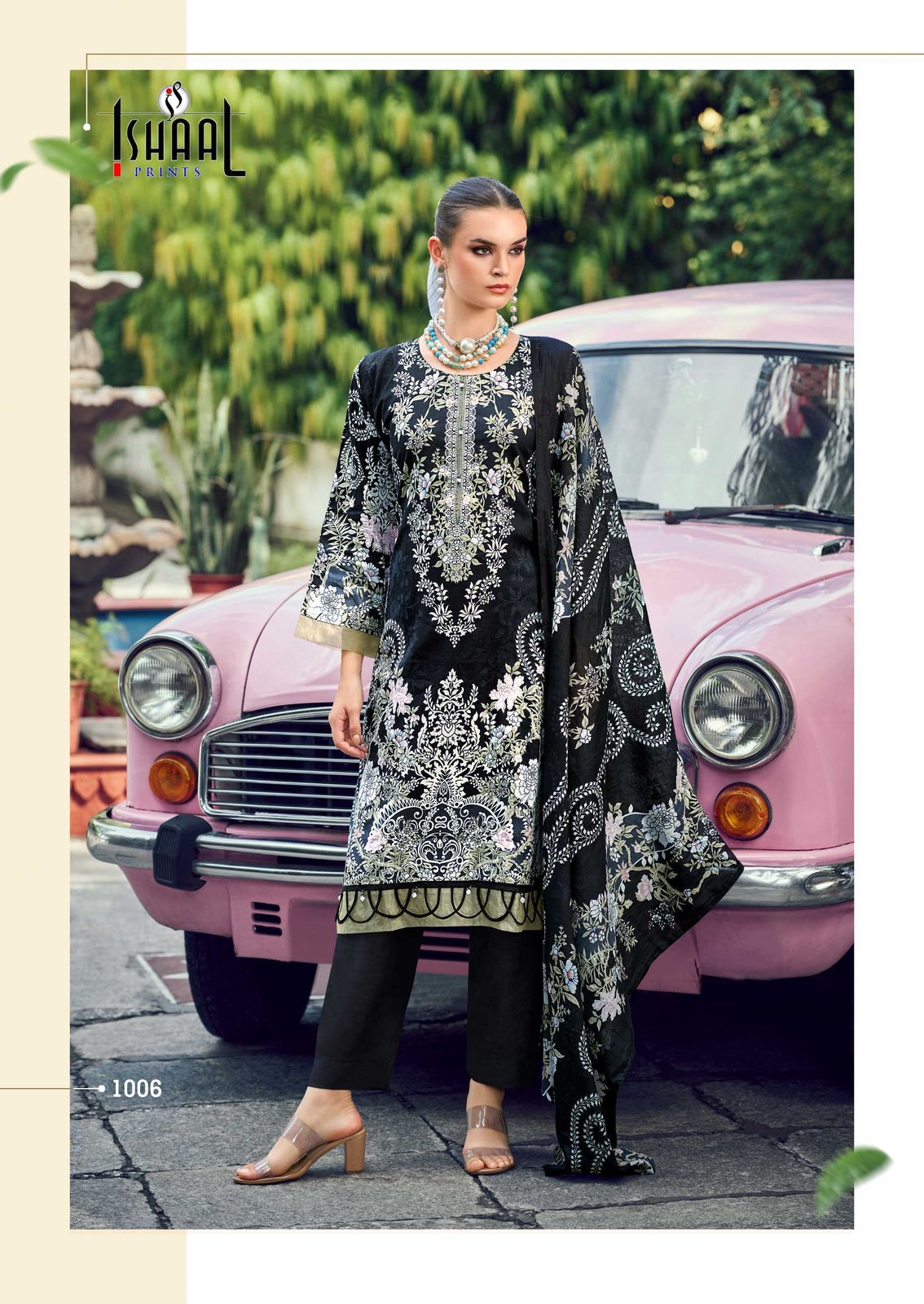 Gulmohar Combo Ishaal Prints Pure Lawn Karachi Readymade Suits Manufacturer