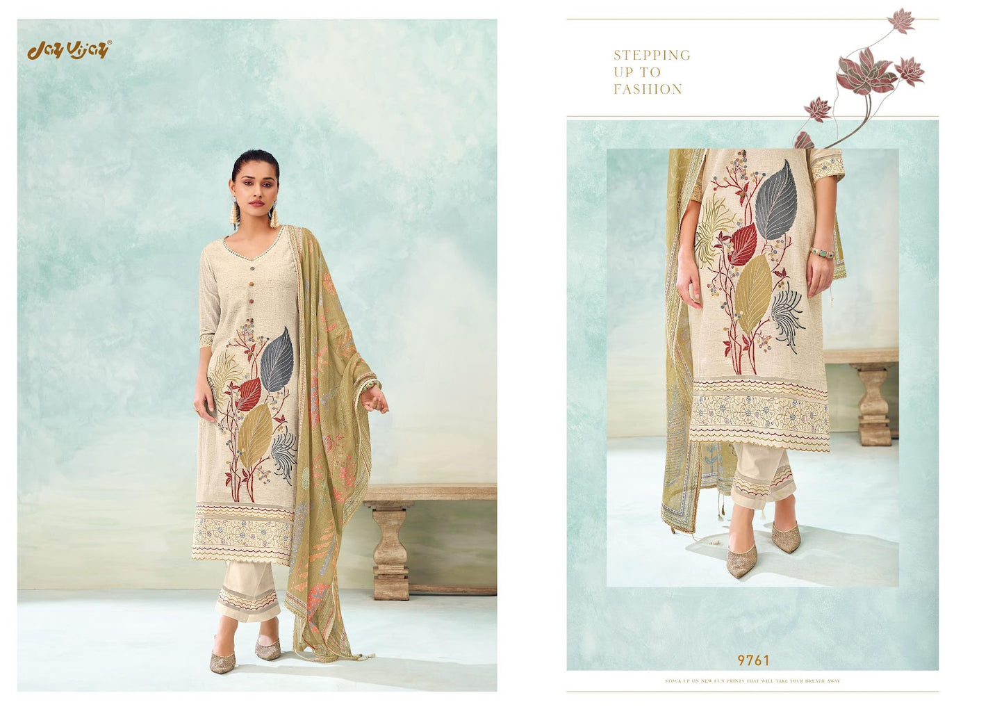 Gulmohar Linen Jay Vijay Jacquard Pant Style Suits Wholesaler India