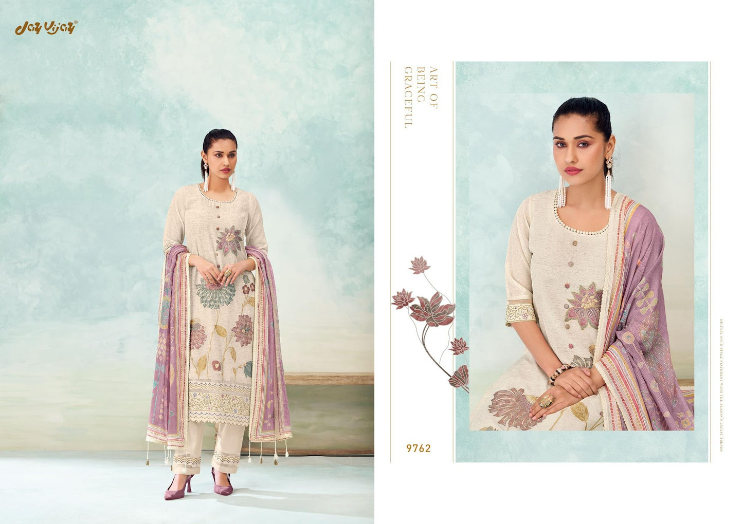 Gulmohar Linen Jay Vijay Jacquard Pant Style Suits Wholesaler India