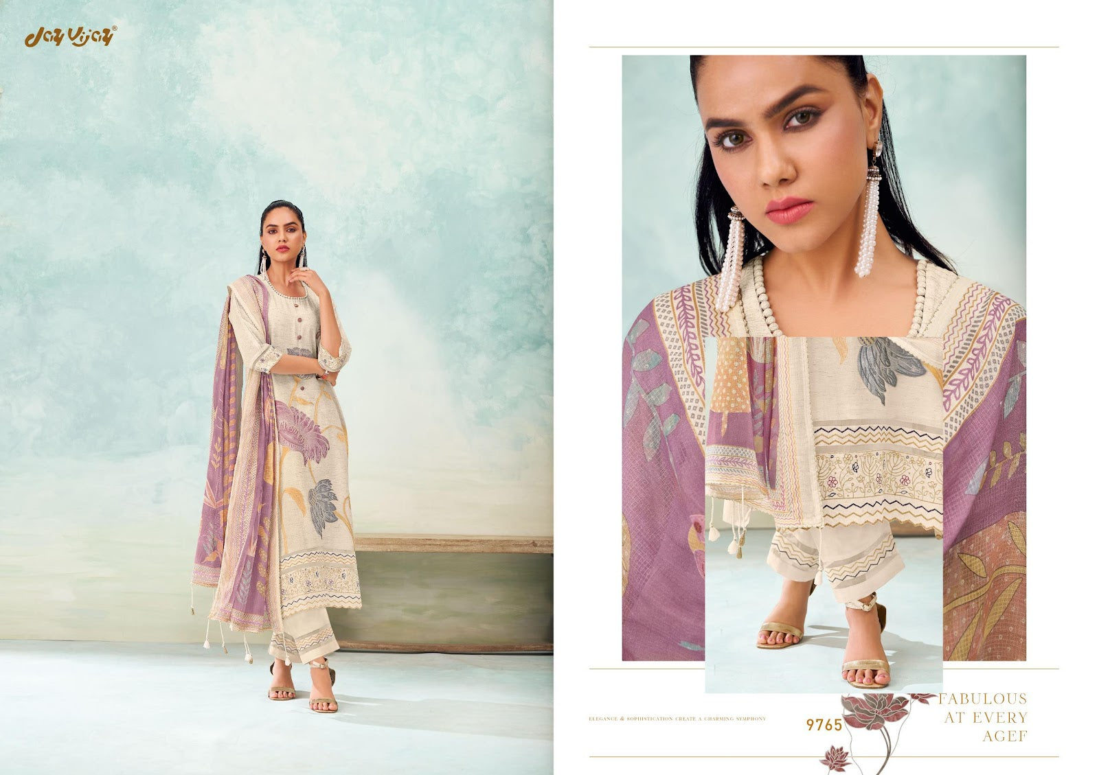 Gulmohar Linen Jay Vijay Jacquard Pant Style Suits Wholesaler India