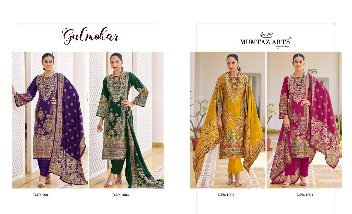 Gulmohar Mumtaz Arts Viscose Muslin Karachi Salwar Suits Exporter Ahmedabad