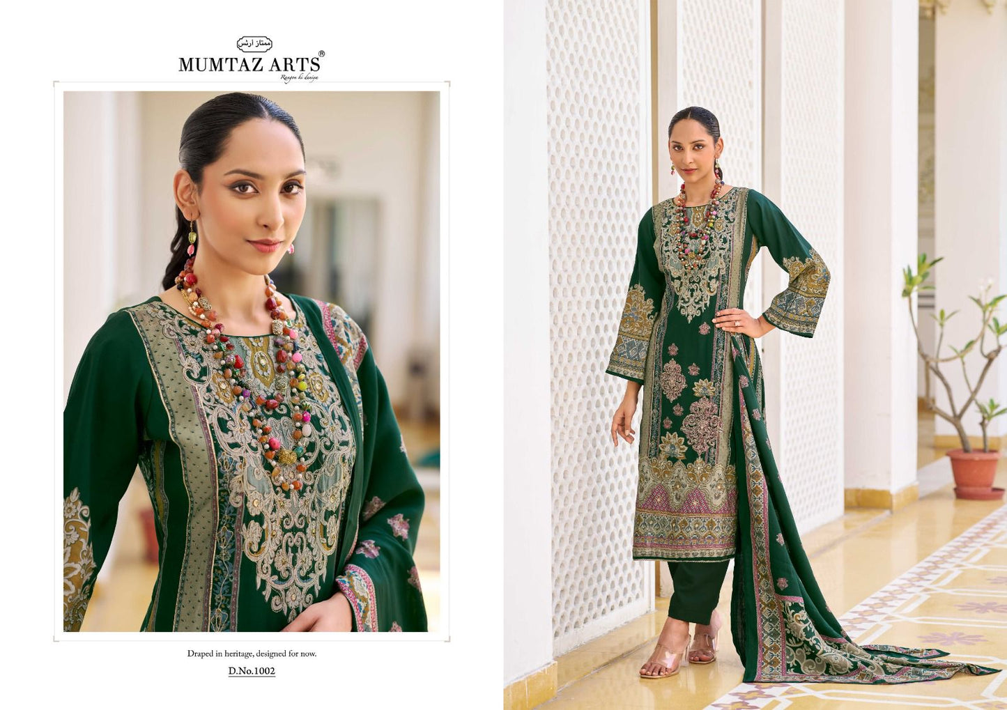 Gulmohar Mumtaz Arts Viscose Muslin Karachi Salwar Suits Exporter Ahmedabad