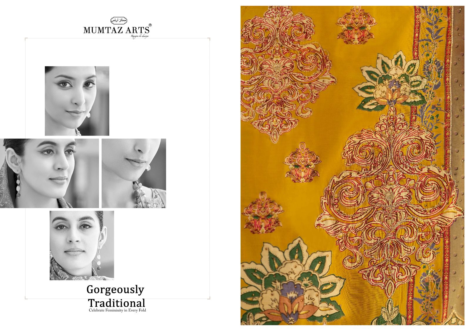 Gulmohar Mumtaz Arts Viscose Muslin Karachi Salwar Suits Exporter Ahmedabad