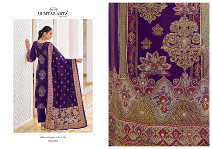 Gulmohar Mumtaz Arts Viscose Muslin Karachi Salwar Suits Exporter Ahmedabad