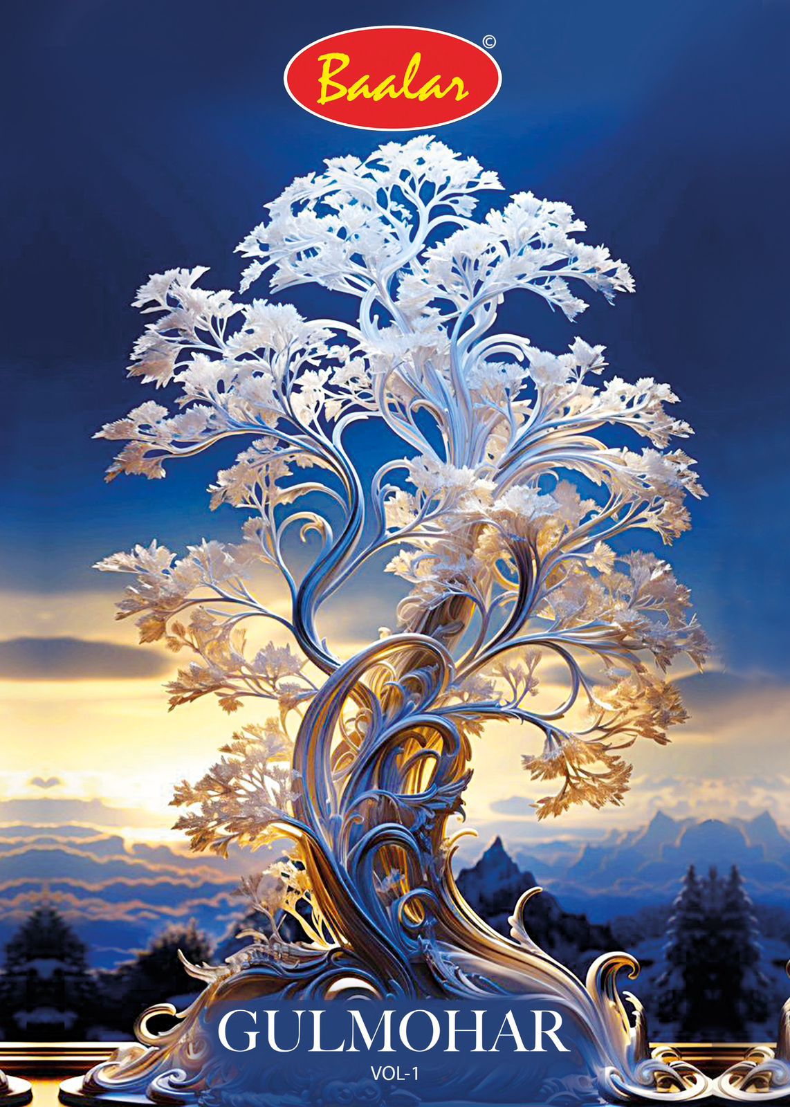 Gulmohar Vol 1 Baalar Lawn Cotton Pant Style Suits Supplier Gujarat