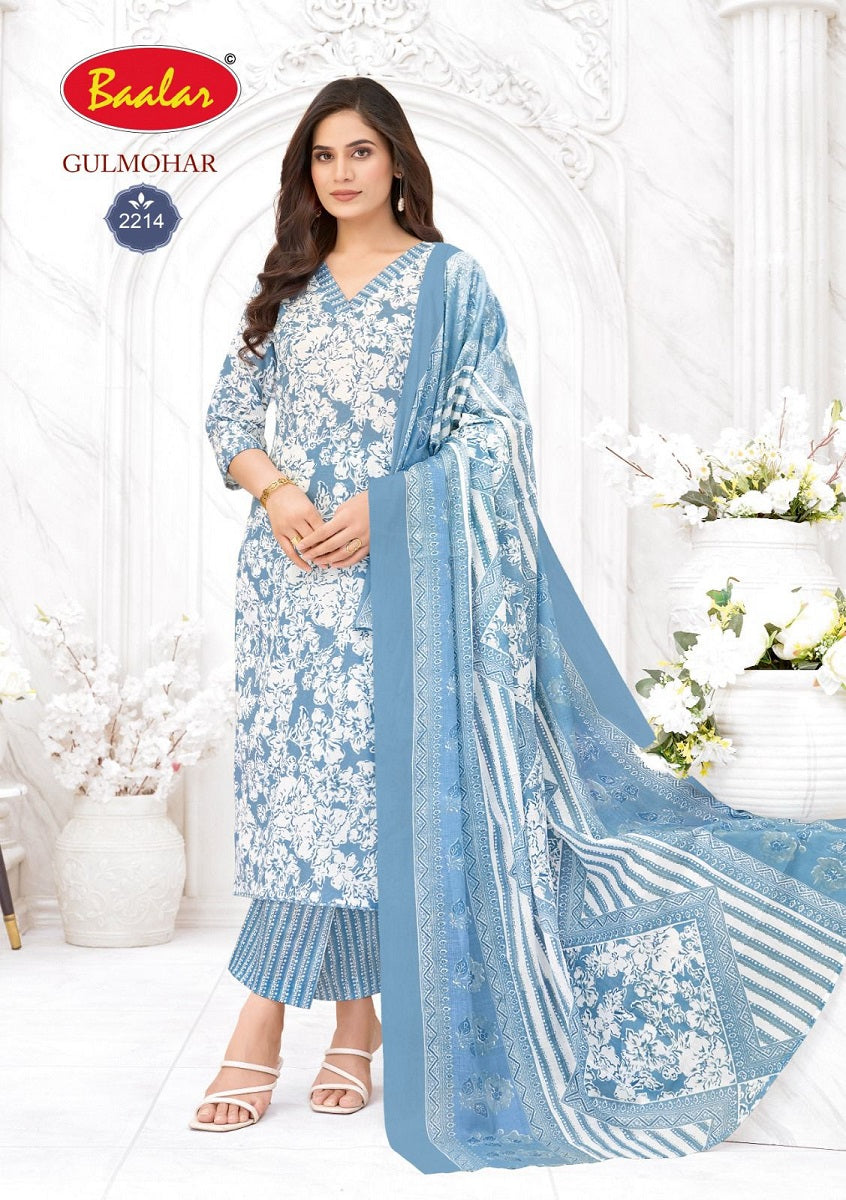 Gulmohar Vol 2 Baalar Heavy Cotton Karachi Salwar Suits Wholesale Price