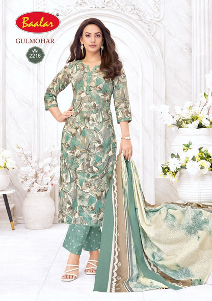 Gulmohar Vol 2 Baalar Heavy Cotton Karachi Salwar Suits Wholesale Price