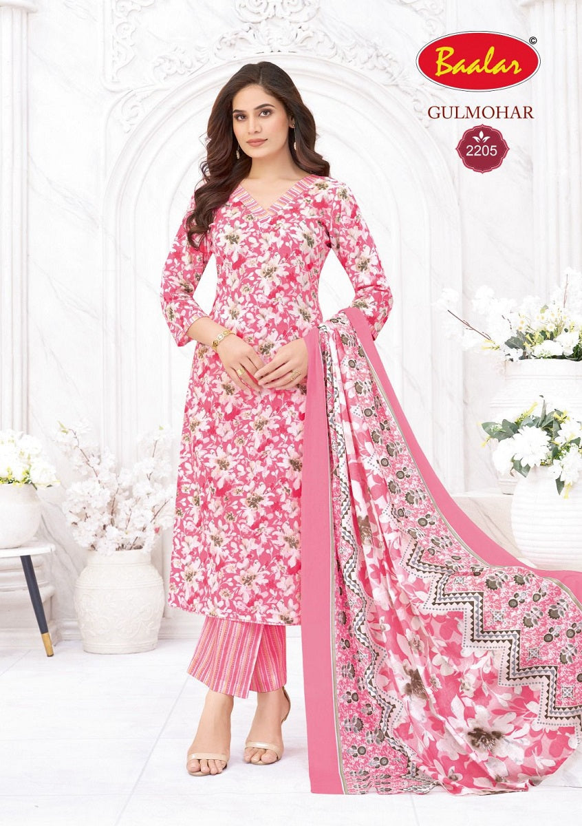 Gulmohar Vol 2 Baalar Heavy Cotton Karachi Salwar Suits Wholesale Price