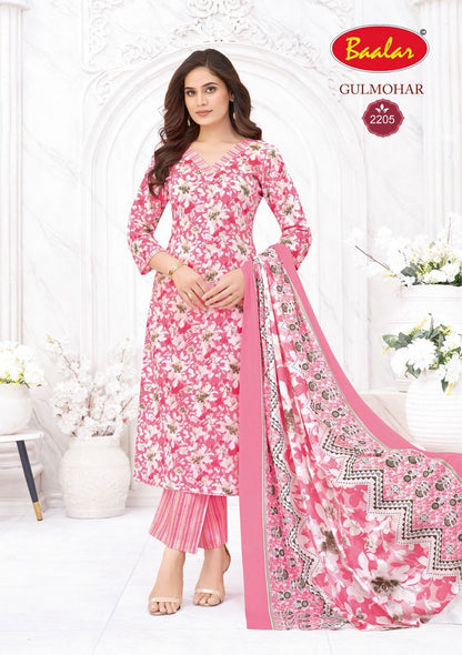 Gulmohar Vol 2 Baalar Heavy Cotton Karachi Salwar Suits Wholesale Price