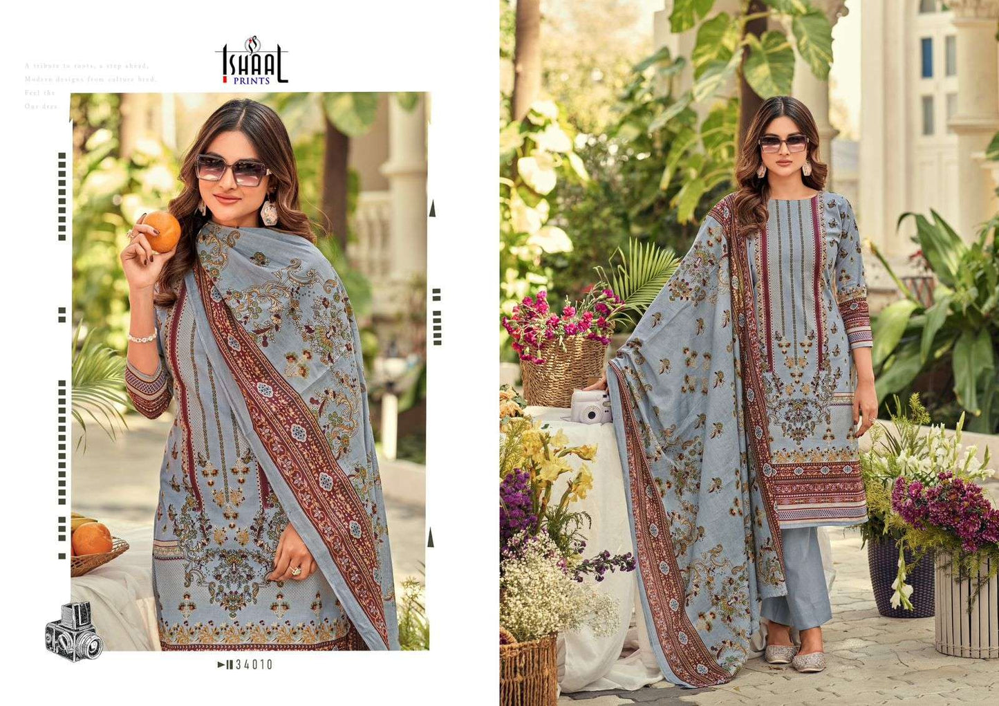 Gulmohar Vol 34 Ishaal Prints Lawn Karachi Salwar Suits Wholesale Price