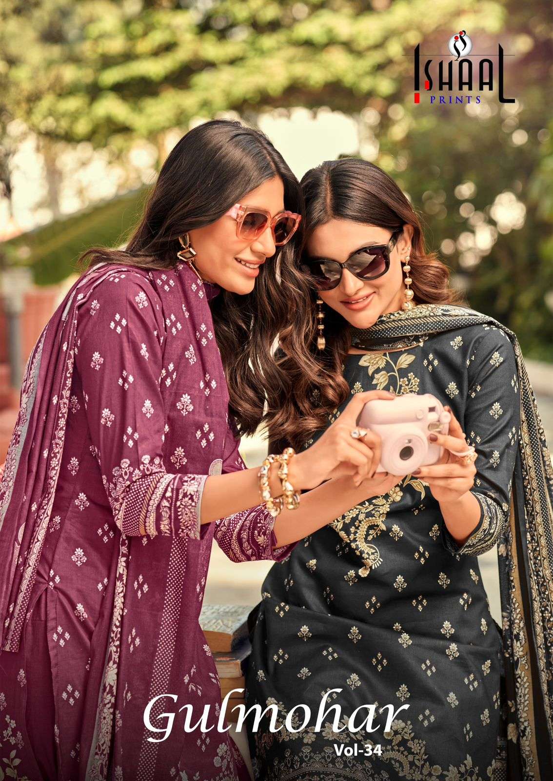 Gulmohar Vol 34 Ishaal Prints Lawn Karachi Salwar Suits Wholesale Price