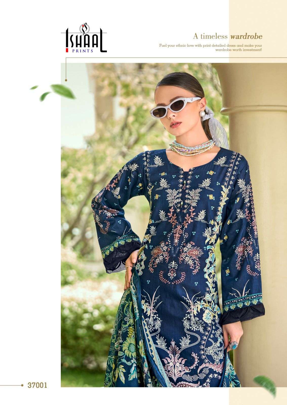 Gulmohar Vol 37 Ishaal Prints Lawn Karachi Salwar Suits Exporter India
