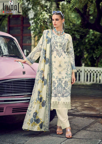 Gulmohar Vol 38 Ishaal Prints Pure Lawn Karachi Salwar Suits Wholesale Price