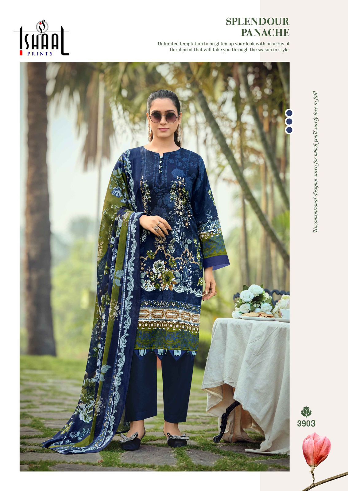 Gulmohar Vol 39 Ishaal Prints Pure Lawn Karachi Salwar Suits Wholesaler India