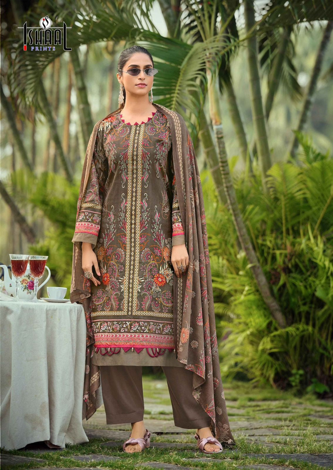 Gulmohar Vol 39 Ishaal Prints Pure Lawn Karachi Salwar Suits Wholesaler India