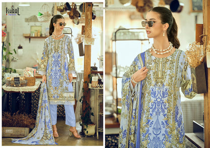 Gulmohar Vol 40 Ishaal Prints Pure Lawn Karachi Salwar Suits Wholesale Rate