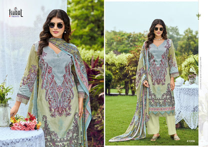 Gulmohar Vol 41 Ishaal Prints Lawn Karachi Salwar Suits Wholesale Rate