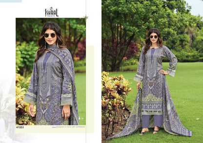 Gulmohar Vol 41 Ishaal Prints Lawn Karachi Salwar Suits Wholesale Rate