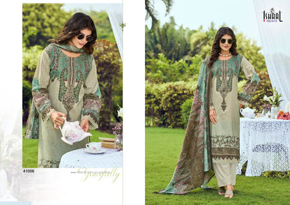 Gulmohar Vol 41 Ishaal Prints Lawn Karachi Salwar Suits Wholesale Rate