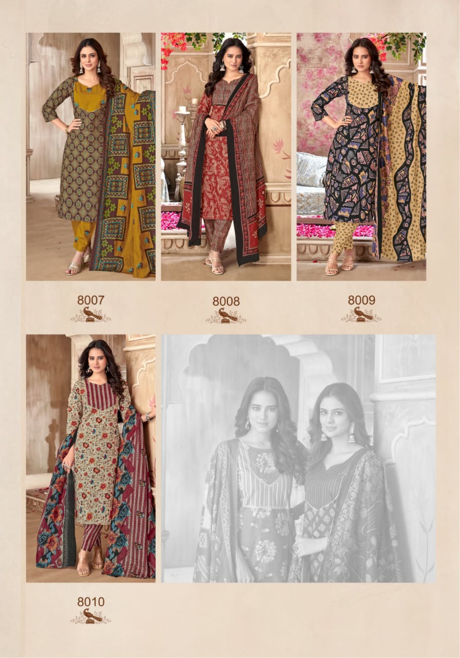 Gulmohar Vol 8 Mayur Creation Pure Cotton Cotton Dress Material Exporter