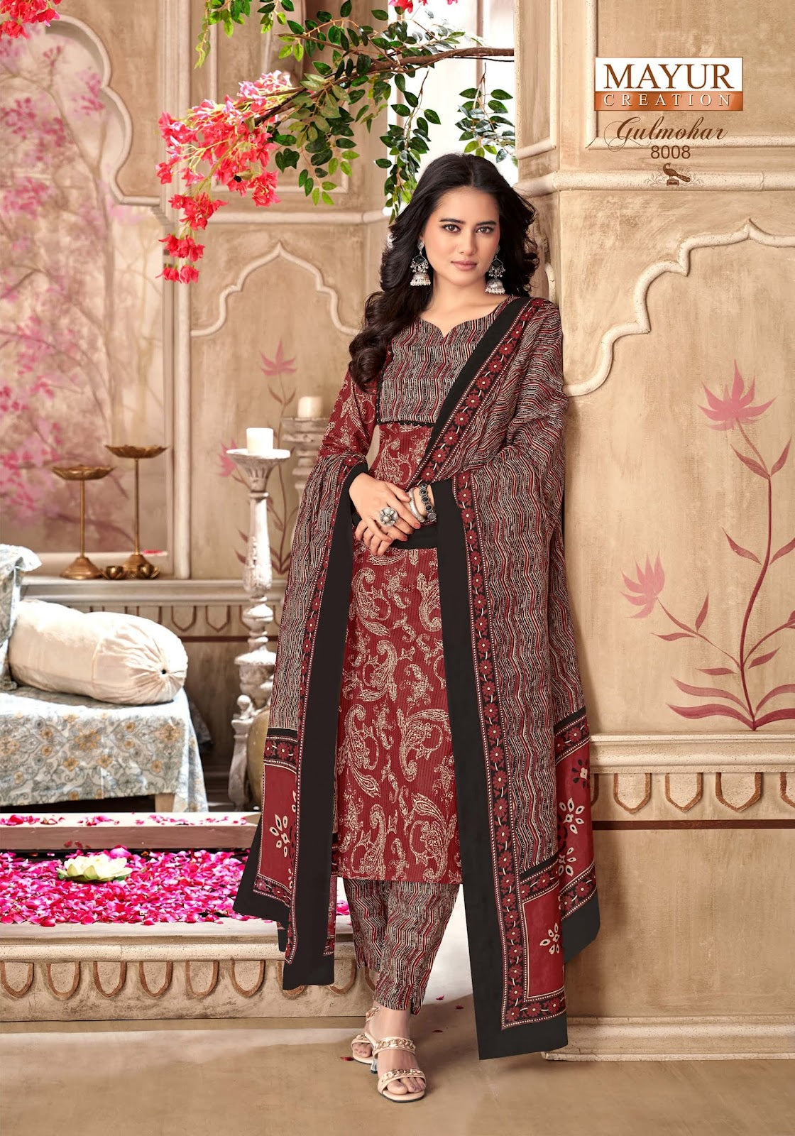 Gulmohar Vol 8 Mayur Creation Readymade Cotton Pant Suits Manufacturer India