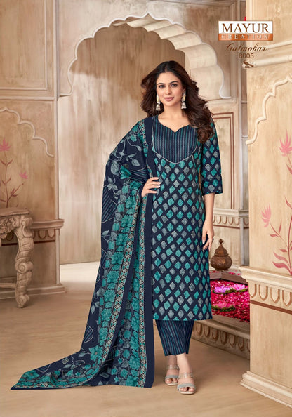 Gulmohar Vol 8 Mayur Creation Readymade Cotton Pant Suits Manufacturer India