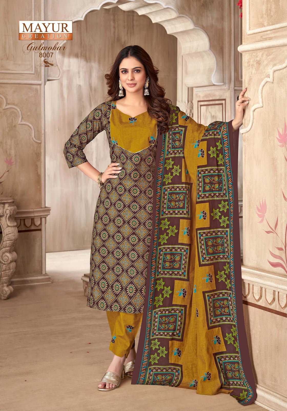 Gulmohar Vol 8 Mayur Creation Readymade Cotton Pant Suits Manufacturer India