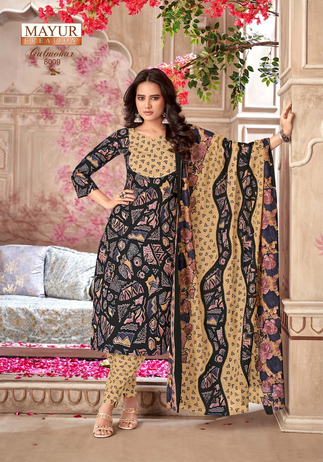 Gulmohar Vol 8 Mayur Creation Readymade Cotton Pant Suits Manufacturer India